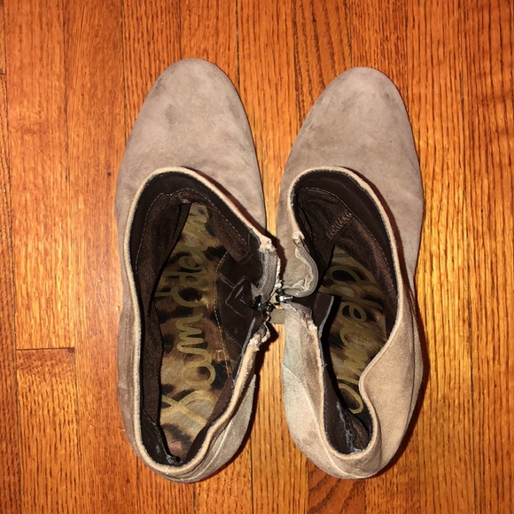 Suede Sam Edelman Booties - Picture 2 of 9